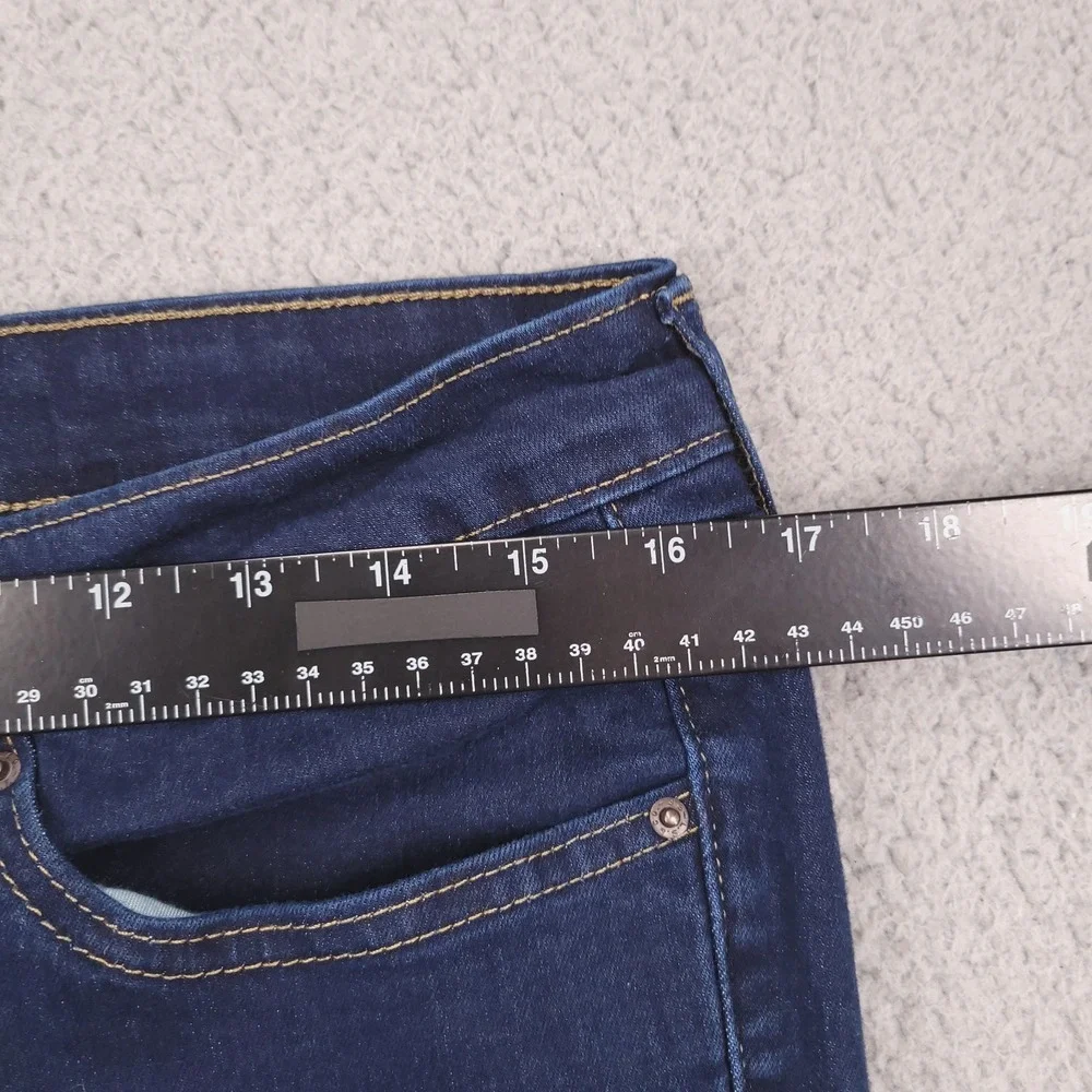 LEVIS 711 Jeans Size 32 Skinny Mid Rise Dark Wash Stretch Denim 32x29